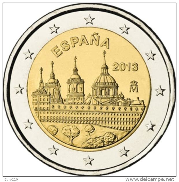 SPAGNA - 2 Euro 2013 - Monastero Di San Lorenzo Del Escorial - UNC - Spain