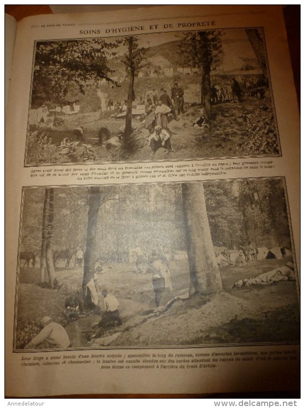 1915 LPDF:Torpille automobile;Art de tranchée;Trophées british;Défense-côtes;Propreté des poilus à Fontaine aux Charmes