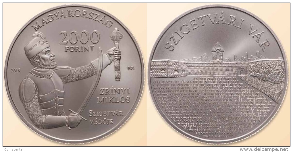 Hungary 2000 Forint 2016 "Castle Of Szigetvar" BU - Hongrie