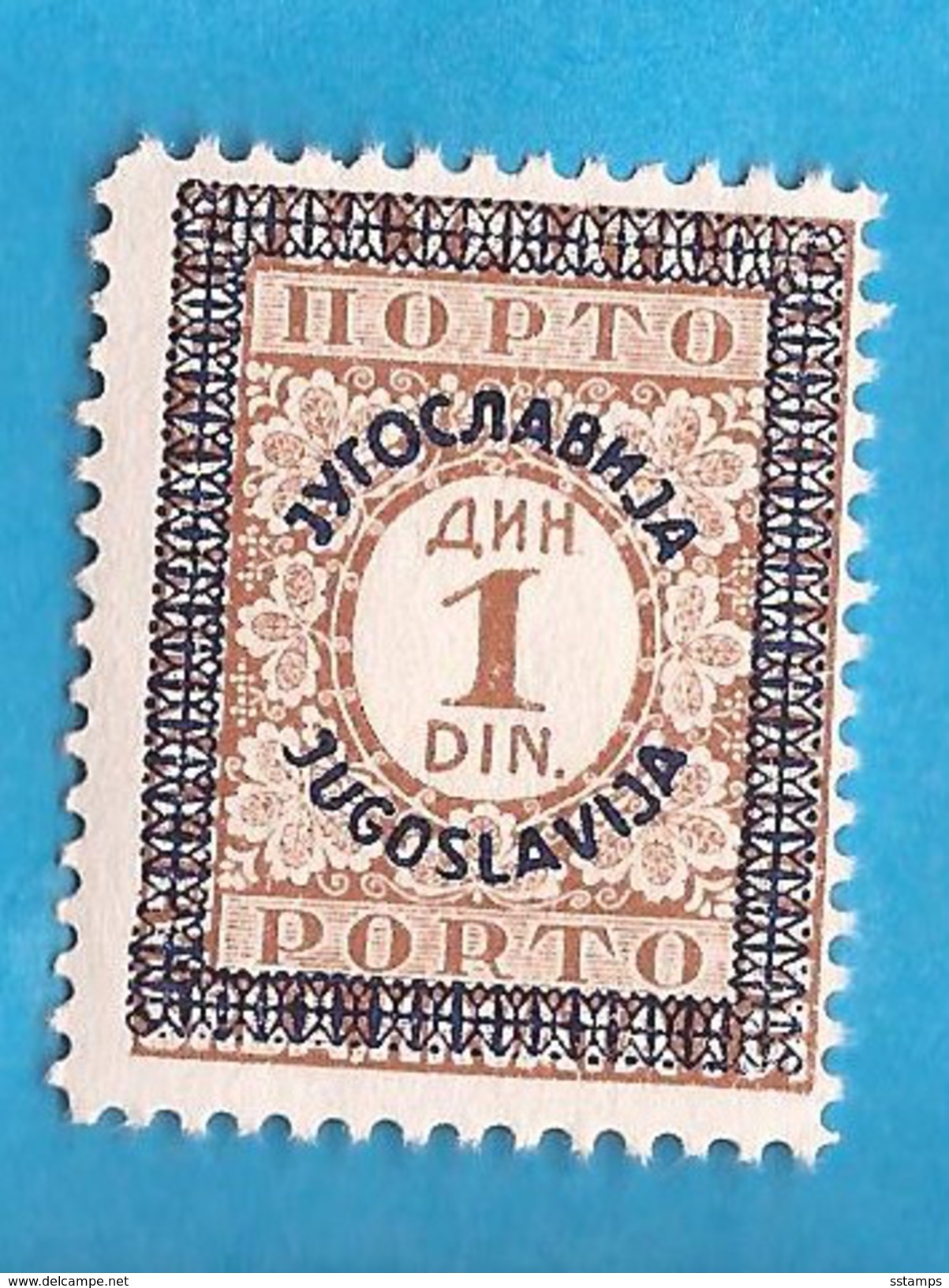 1933  70  PORTO   11 1-2  PAPIER DICK   KOENIGREICH   JUGOSLAVIJA JUGOSLAWIEN    MNH - Nuovi