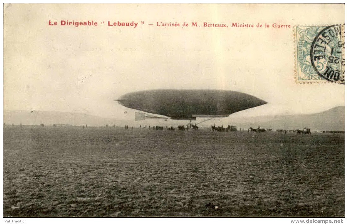 AVIATION  - Carte Postale Du Dirigeable Lebaudy En 1906 - A Voir - L 5060 - Dirigibili