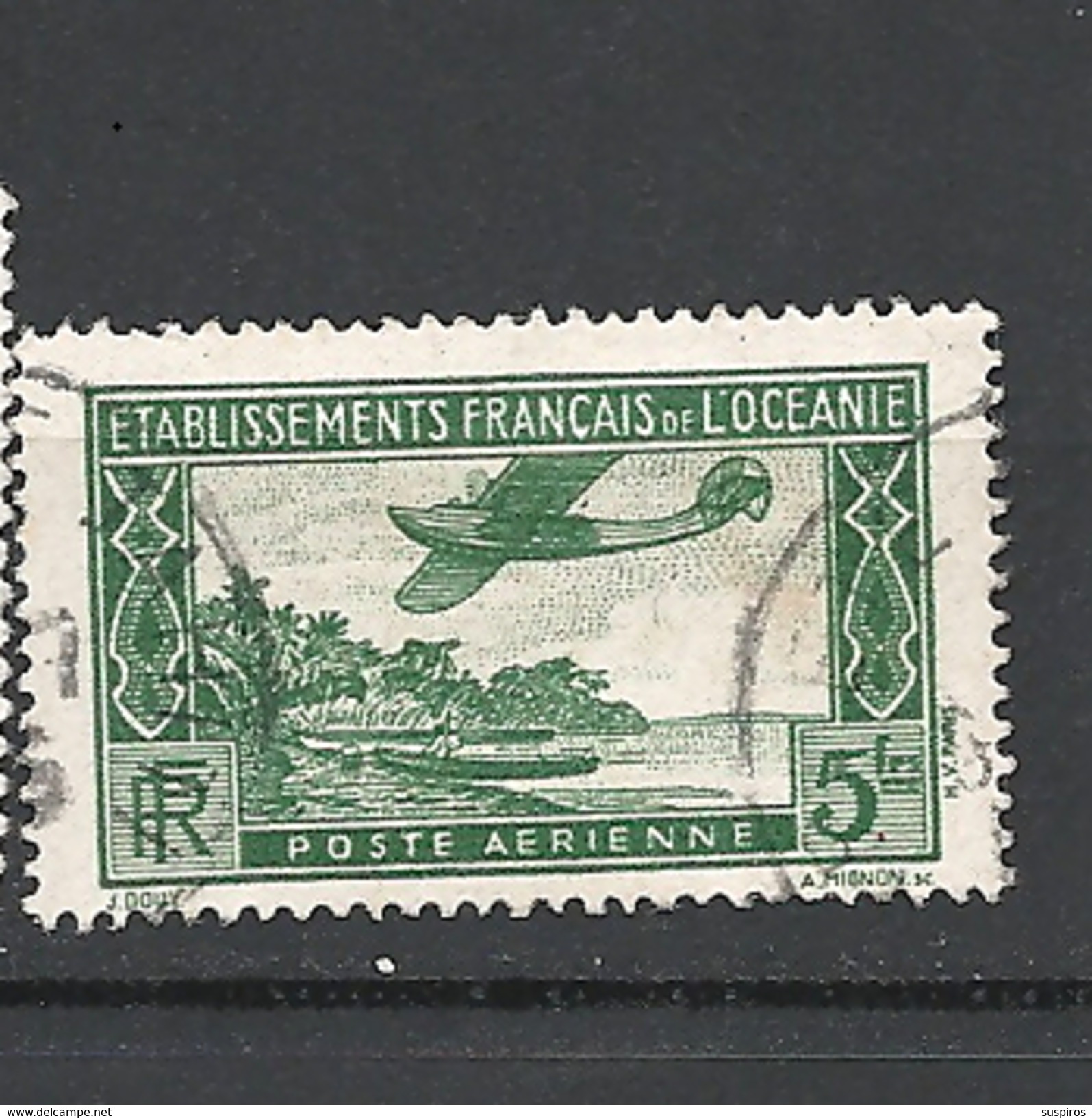 OCEANIA  1934 Airmail  Airplane Used - Used Stamps