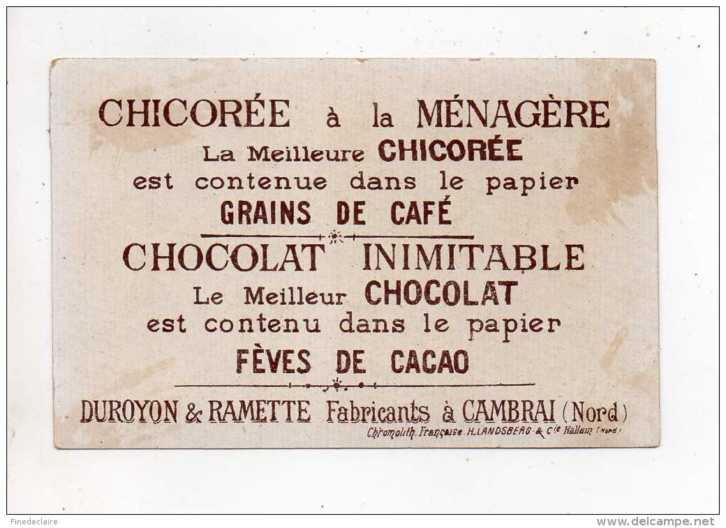 Chromo - Chocolat Duroyon &amp; Ramette - Duroyon & Ramette