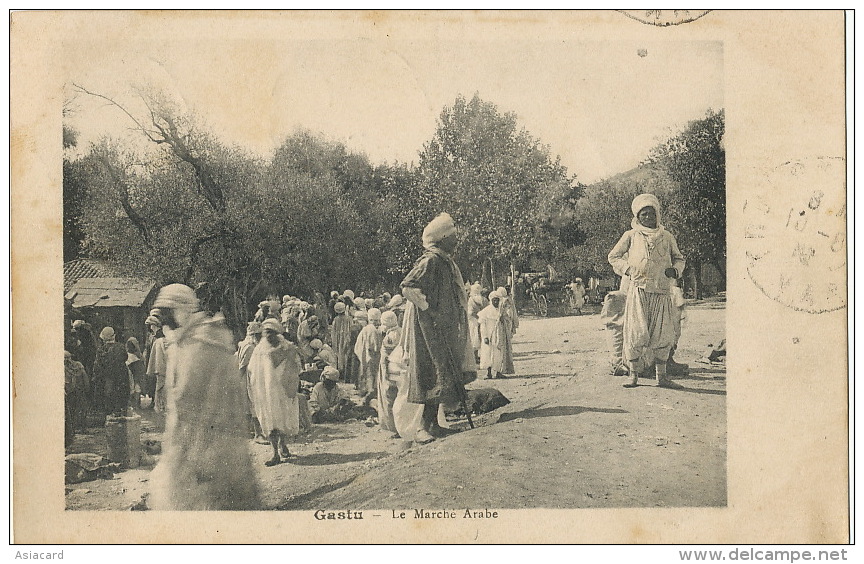 Gastu Le Marché Arabe  Joseph Gastu Né A Sorède 66 - Other & Unclassified