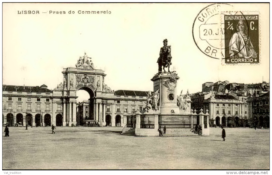 PORTUGAL - Oblitération De Braga En 1914 Sur Carte Postale De Lisbonne - A Voir- L 5097 - Funchal