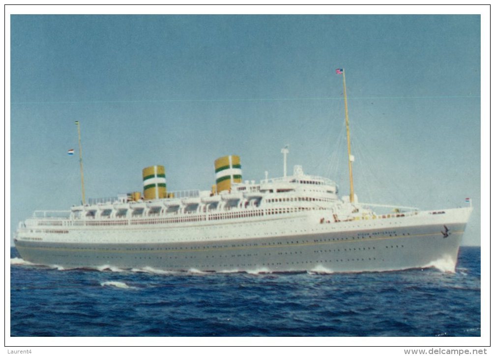 (5000) Cruise Ship - Paquebot - New Amsterdam - Dampfer