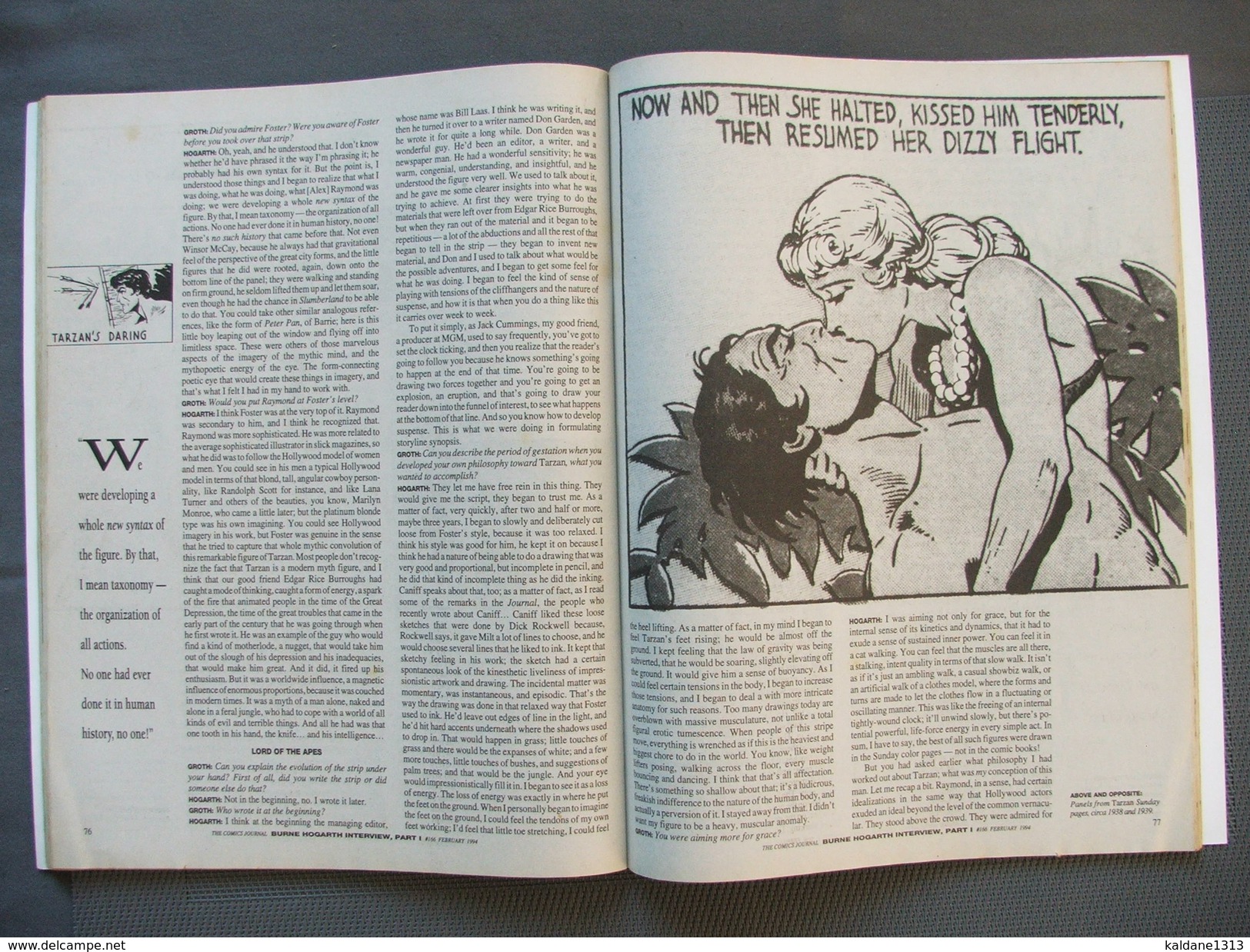 The Comics Journal N°166 Et 184 Burne Hogarth Articles Divers Tarzan En Anglais - Autres & Non Classés