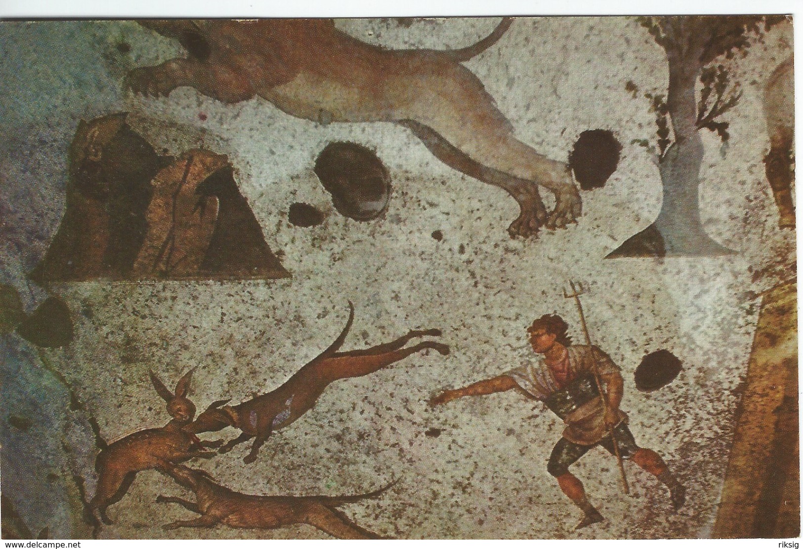 Mozaic Of A Hunting Scene. Mosaic Museum Of  Istanbul   # 05259 - Musées