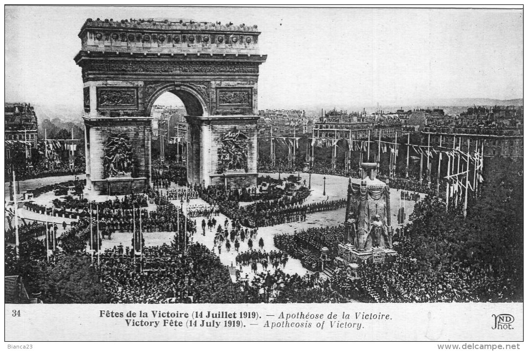 B27669 Les Fêtes De La Victoire  14 Juillet 1919 - Andere & Zonder Classificatie