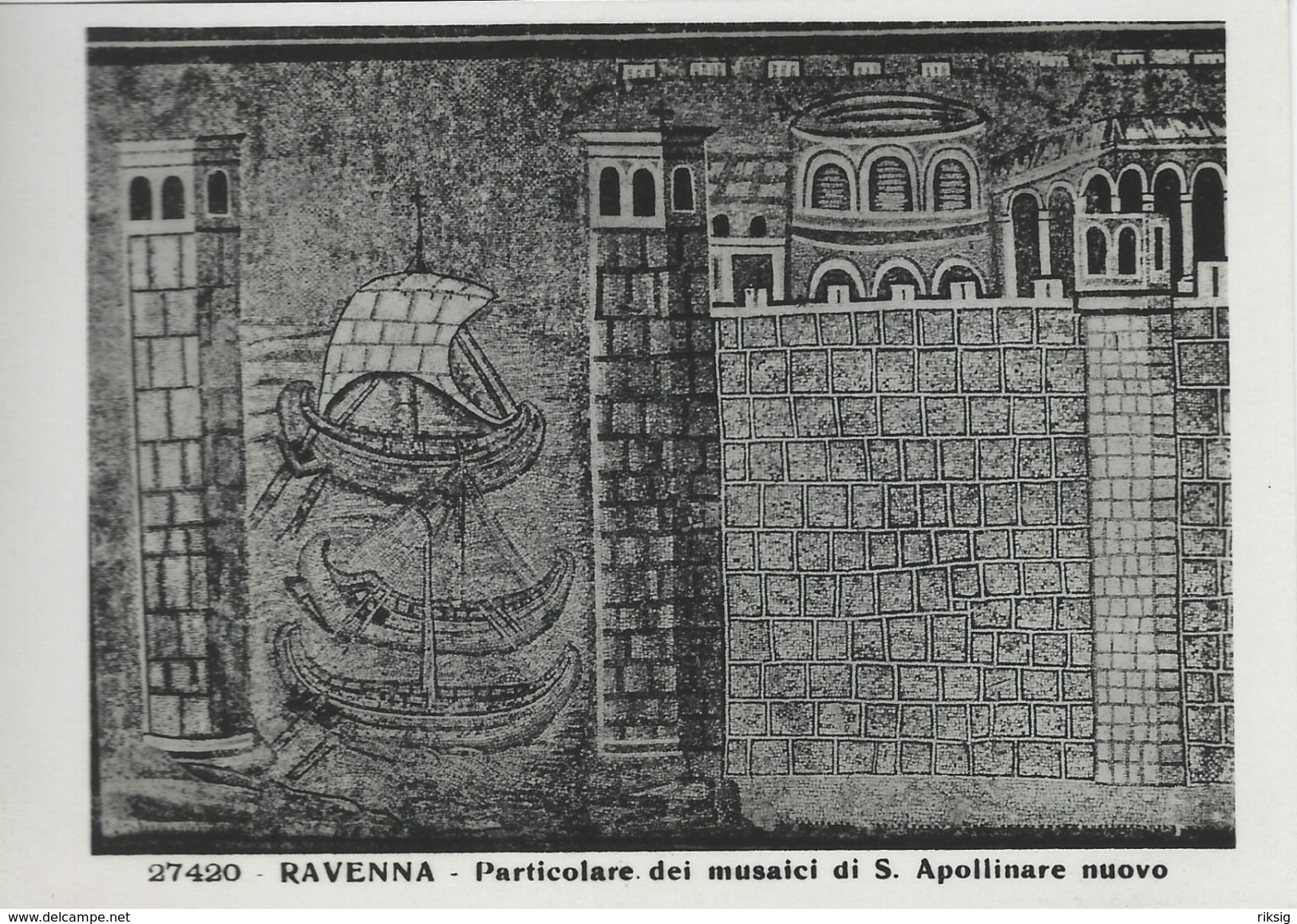 Ravenna - Particulare Dei Musaici Di S. Apollinare Nuovo .# 05277 - Sculpturen