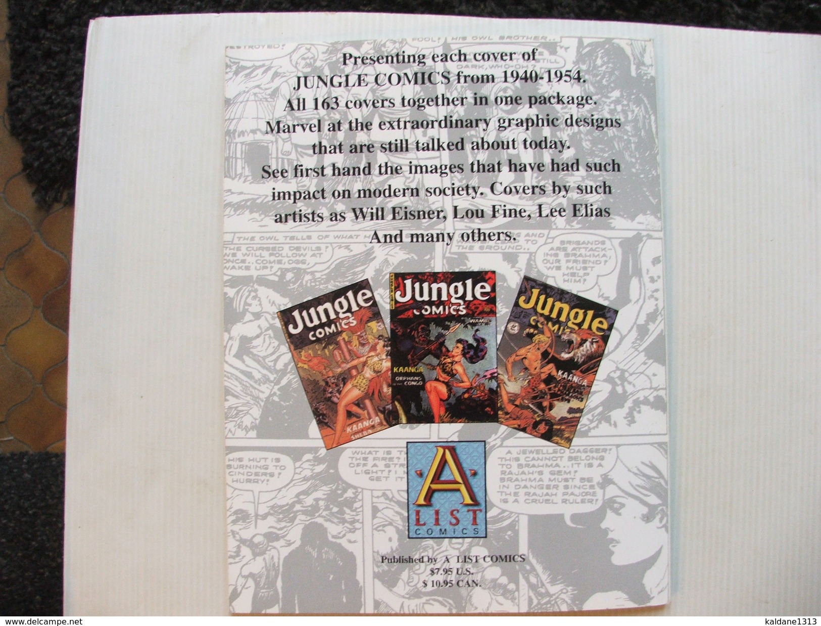 Jungle Comics  Pour Amateur De Tarzan  Reproduction En Noir Et Blanc Des Couvertures 1940-1954 - Other & Unclassified