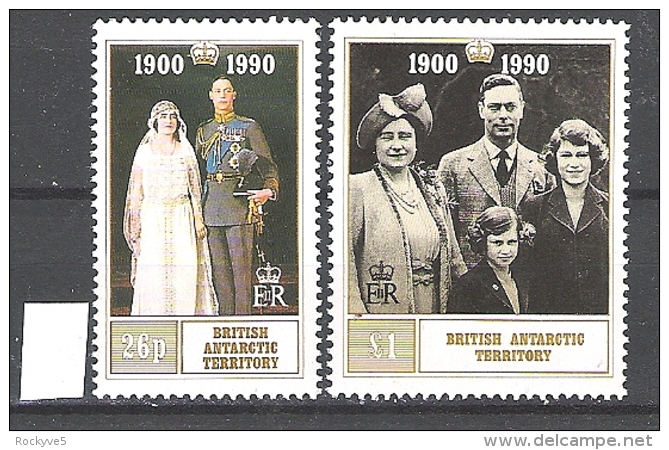 British Antarctic Territory 1990 Queen Mother's Birthday  MNH  CV £4.50 - Neufs