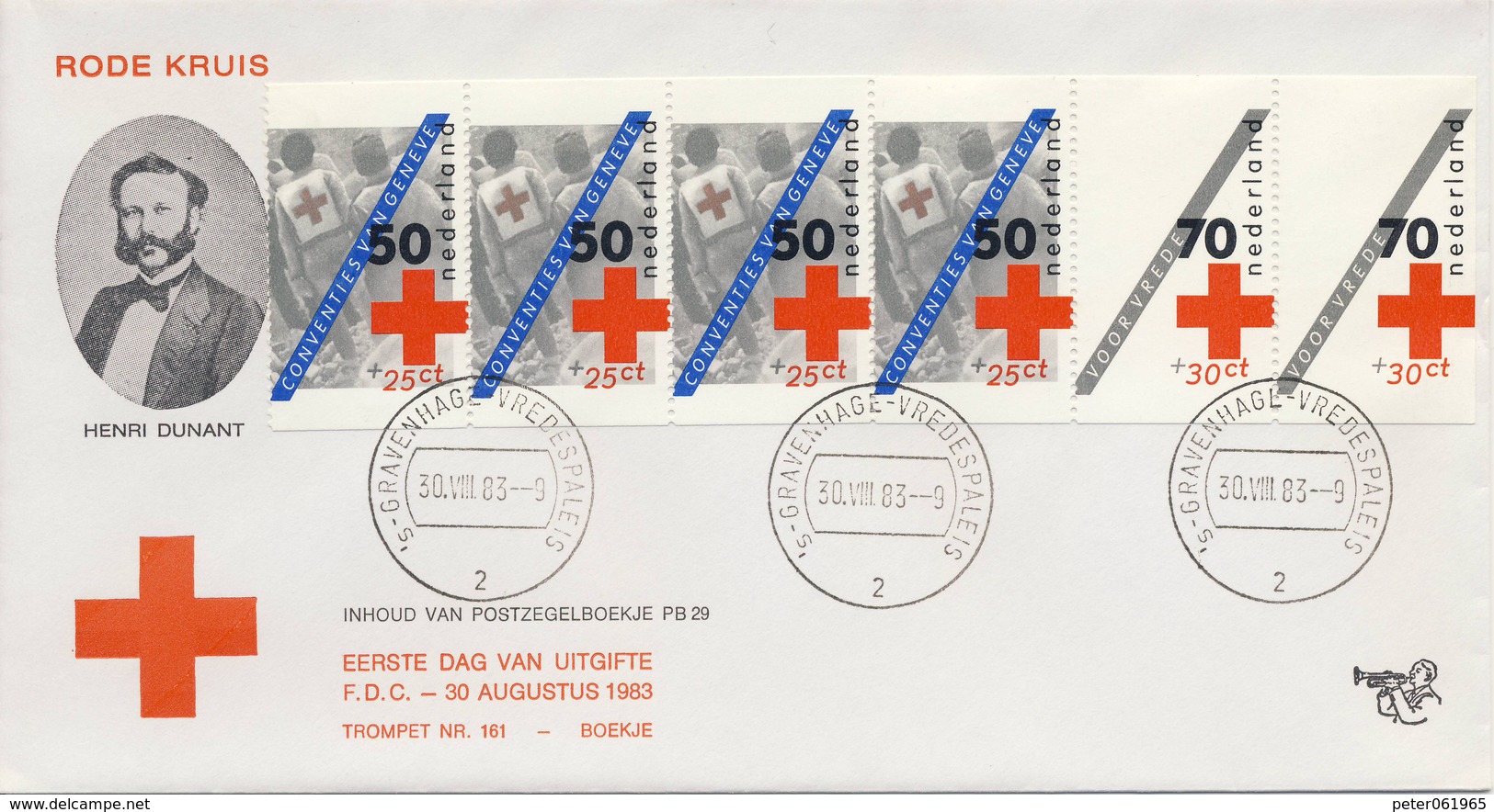 Trompet FDC Nr. 161A (1983) - FDC