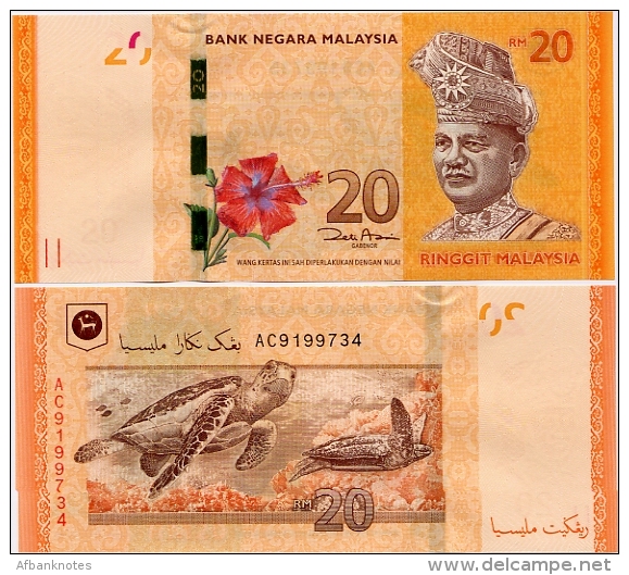 MALAYSIA       20 Ringgit       P-54       ND (2012)       UNC - Malesia