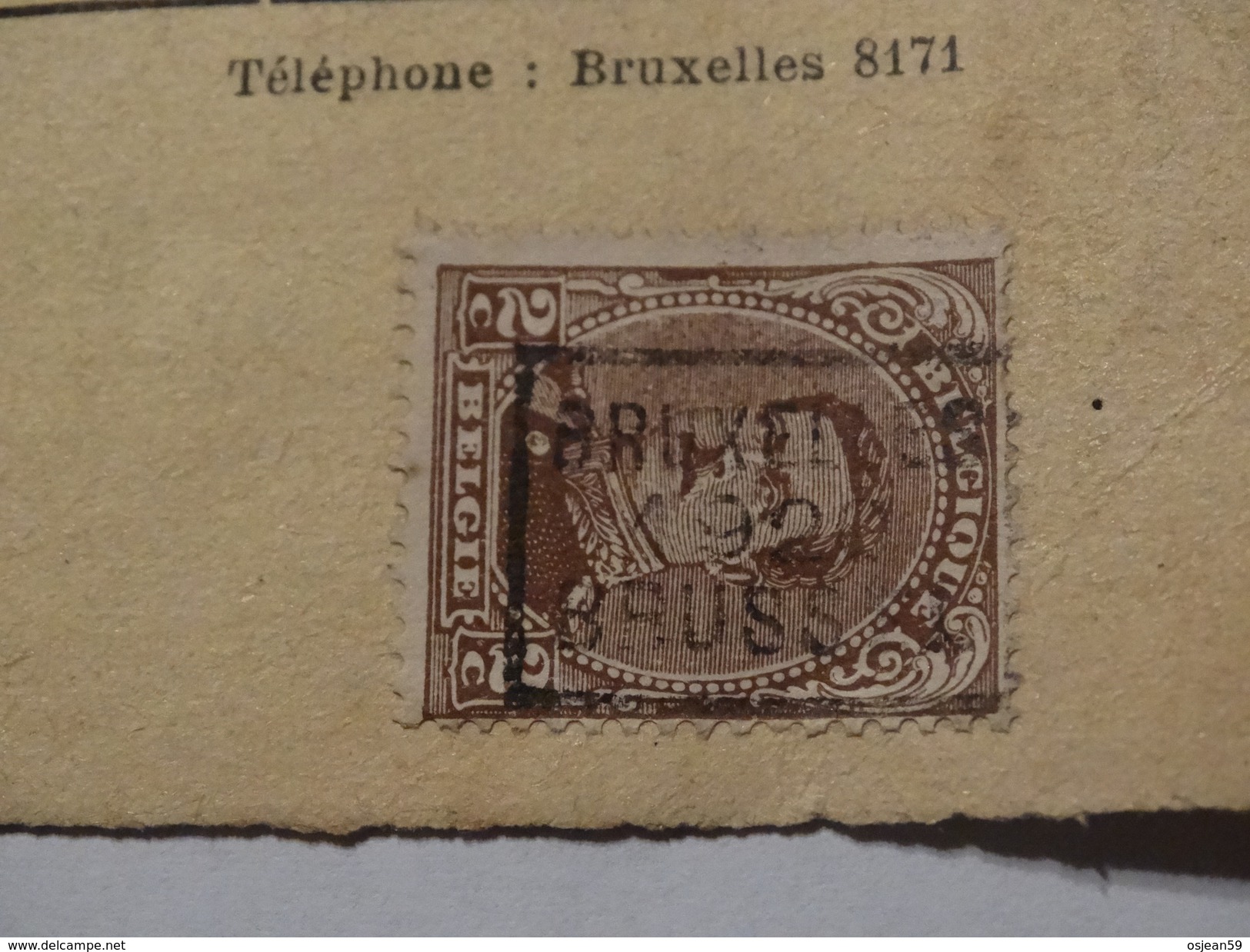 Albert I N°136 Bruxelles 1920 - Roller Precancels 1920-29