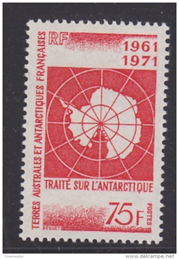 TAAF 1971 Antarctic Treaty 1v  ** Mnh (33271) - Ongebruikt