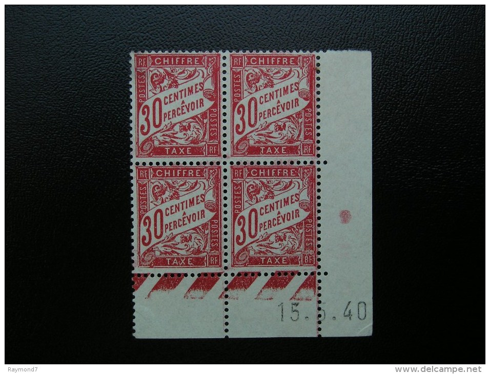 33   Duval    15/5/40  Neuf, Sans Gomme  ( D'origine ) - Postage Due