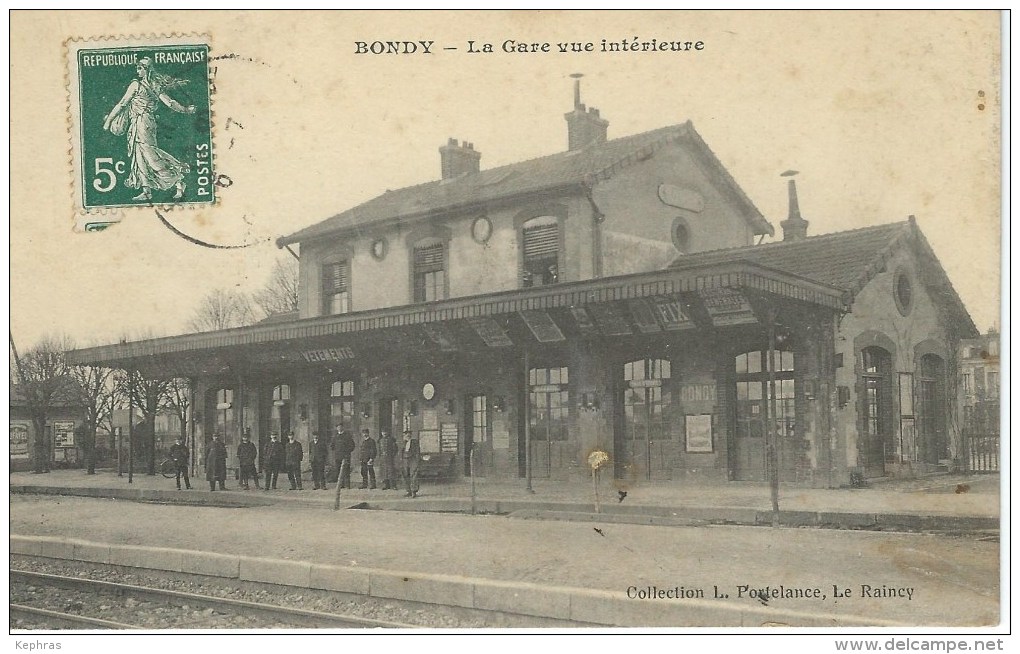 BONDY : La Gare Vue Intérieure - Bondy