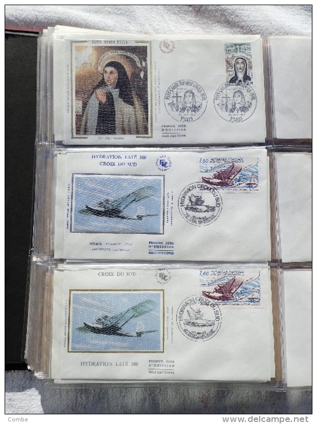 ALBUM FRANCE FDC 1 FDC 180 DOC FDC 1981 - 1984 DONT CNEP ET 1 AEROGRAMME