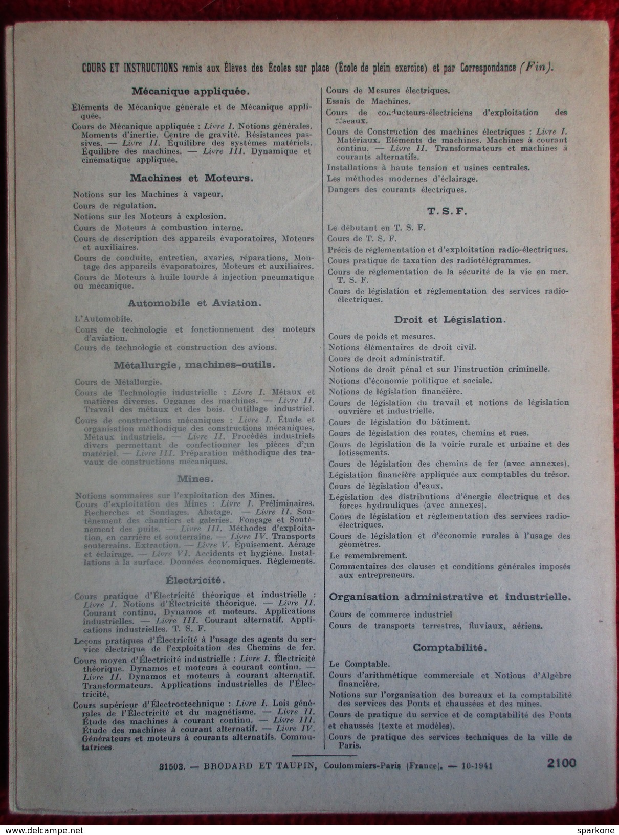 Notions De Topographie "Ecole Spéciale Des Travaux Publics" (M.E. Prévot / M. Quanon) éditions De 1942 - 18 Ans Et Plus