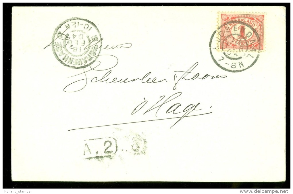 HANDGESCHREVEN BRIEFKAART Uit 1904 Gelopen Van ROSENDAAL Naar DEN HAAG  (10.519e) - Brieven En Documenten