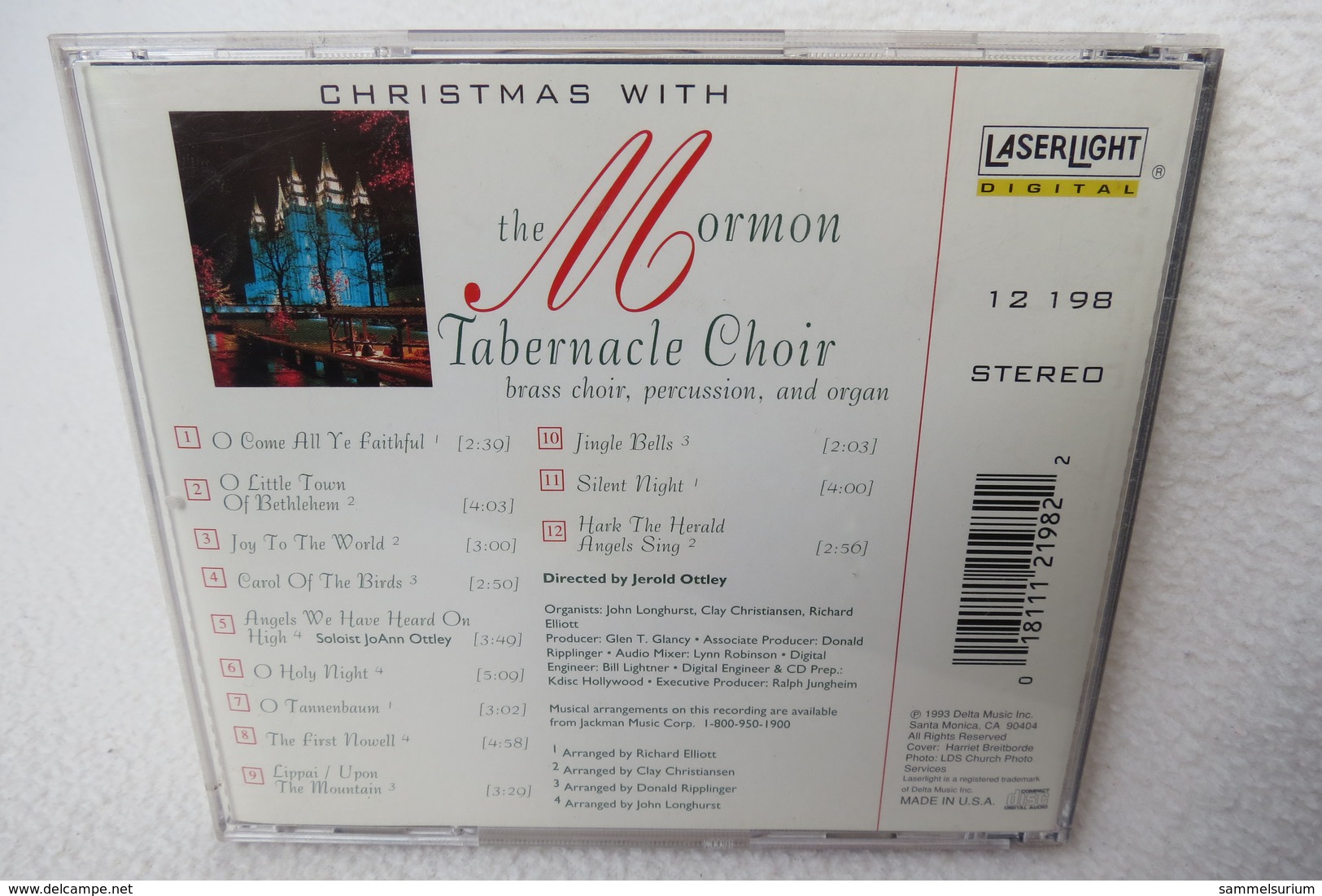 CD "Mormon Tabernacle Choir" Christmas - Chants De Noel