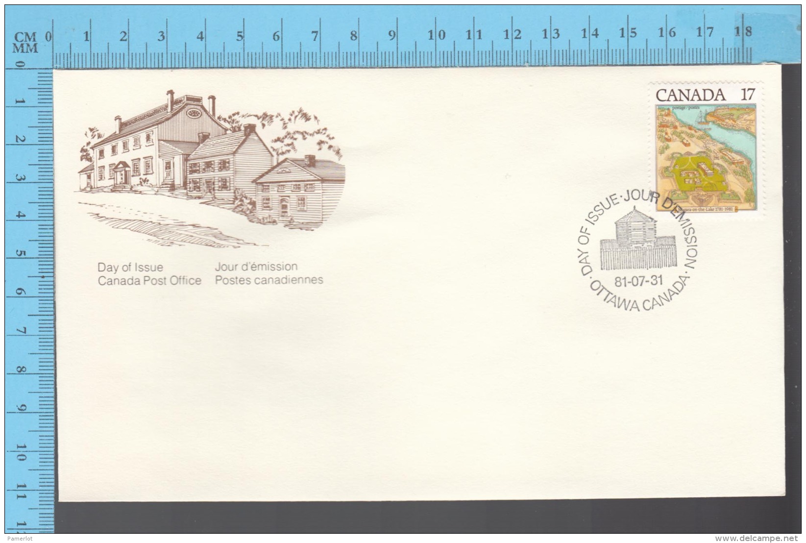 Canada - 1981  Scott #897, Niagara-on-the-lake  - FDC PPJ , Fancy Cancelation - 1981-1990