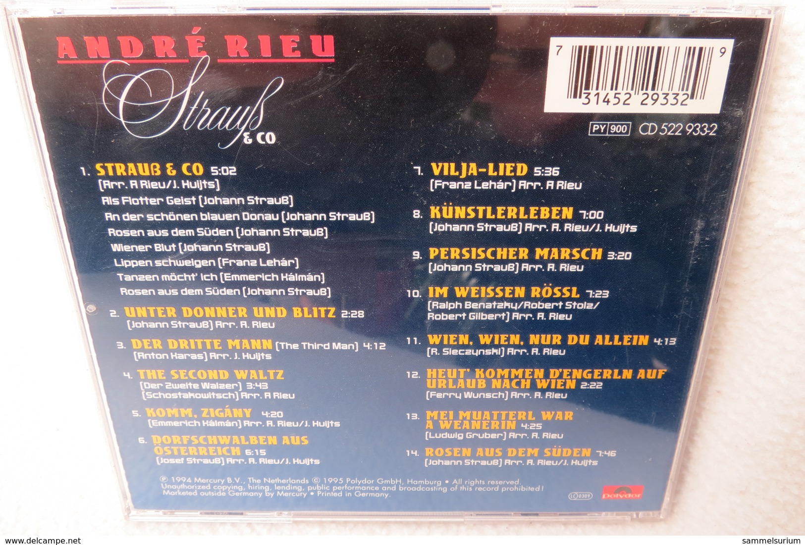 CD "André Rieu" Strauß & Co. - Instrumentaal