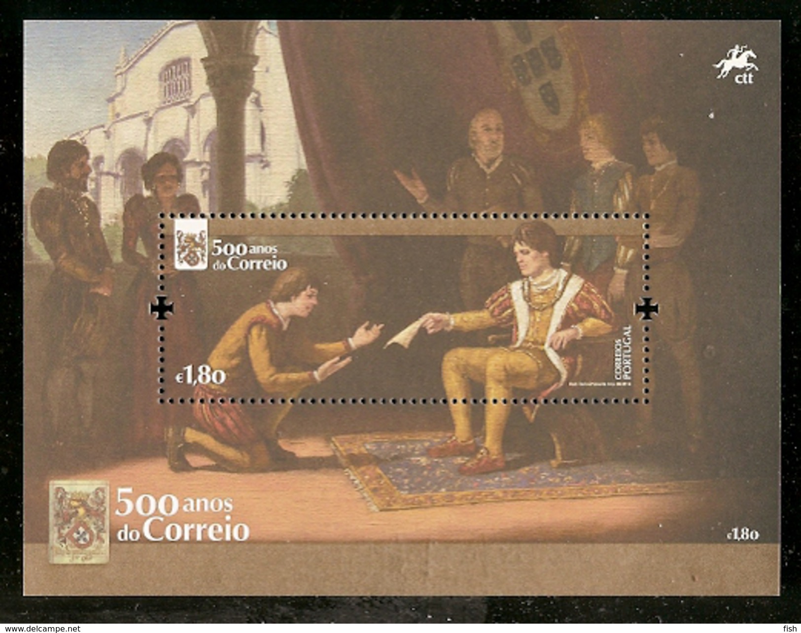 Portugal ** & 500 Years Of Post Mail In Portugal 2016 (6477) - Post