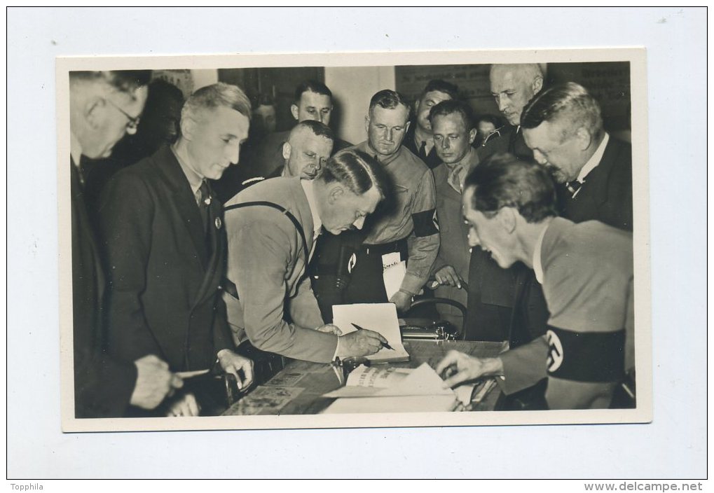 1933 3. Reich  Seltene Propagandakarte Adolf Hitler Im Parteimuseum Sternecker Bräu München - Briefe U. Dokumente