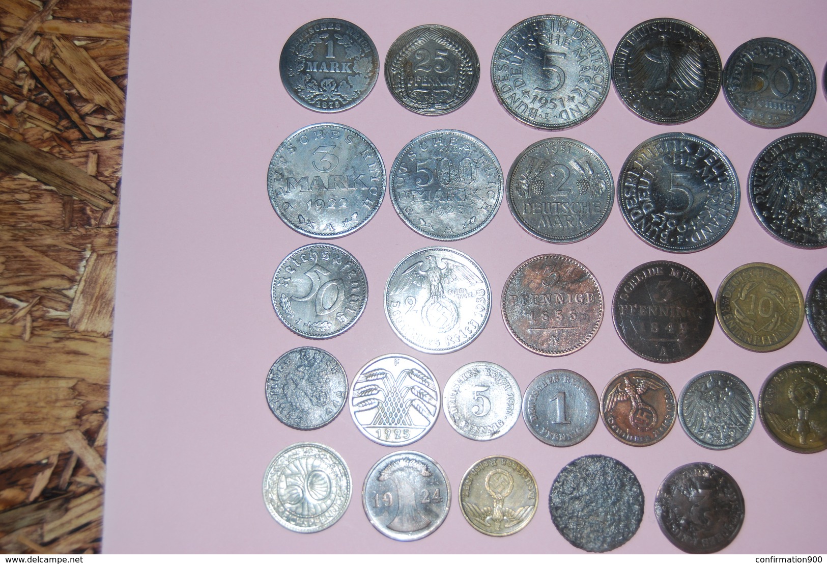 Lots 33  Pièces Allemands,Allemagne Ancienne Pièce - Small Coins & Other Subdivisions