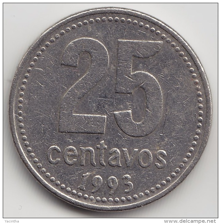 @Y@   Argentinië   25 Centavos  1993       (3424) - Argentinië