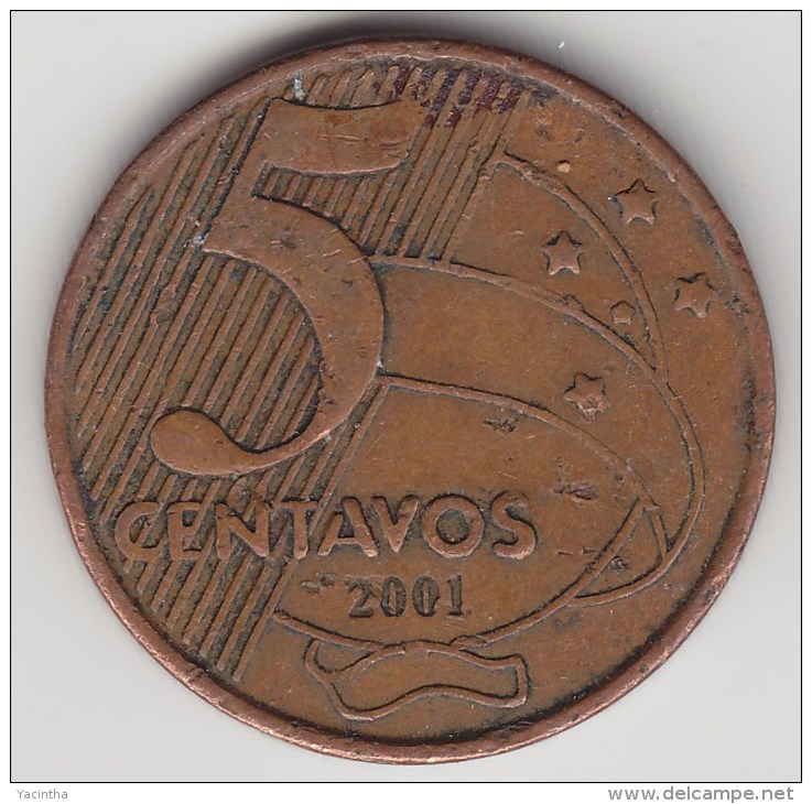 @Y@   Brazilië     5  Centavos  2001         (3427) - Argentinië
