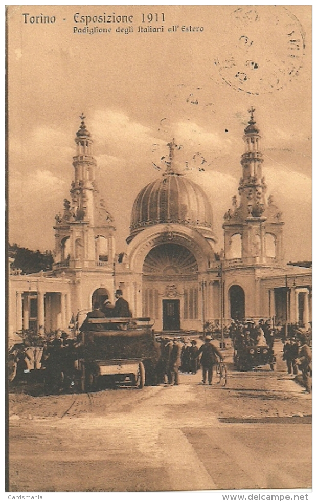 Torino-Esposizione 1911 Padiglione Degli Italiani All'Estero-1911 - Mostre, Esposizioni