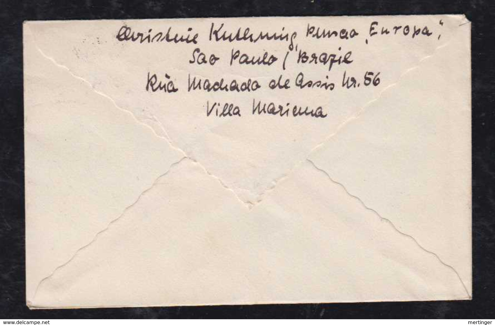 Brazil Brasil 1950 Cover Soccer Stamp To Wiesbaden Germany  Attractive - Storia Postale