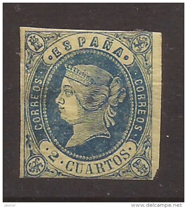 1862 Isabel II Edifil 62 VC 50,00€ - Postfris – Scharnier