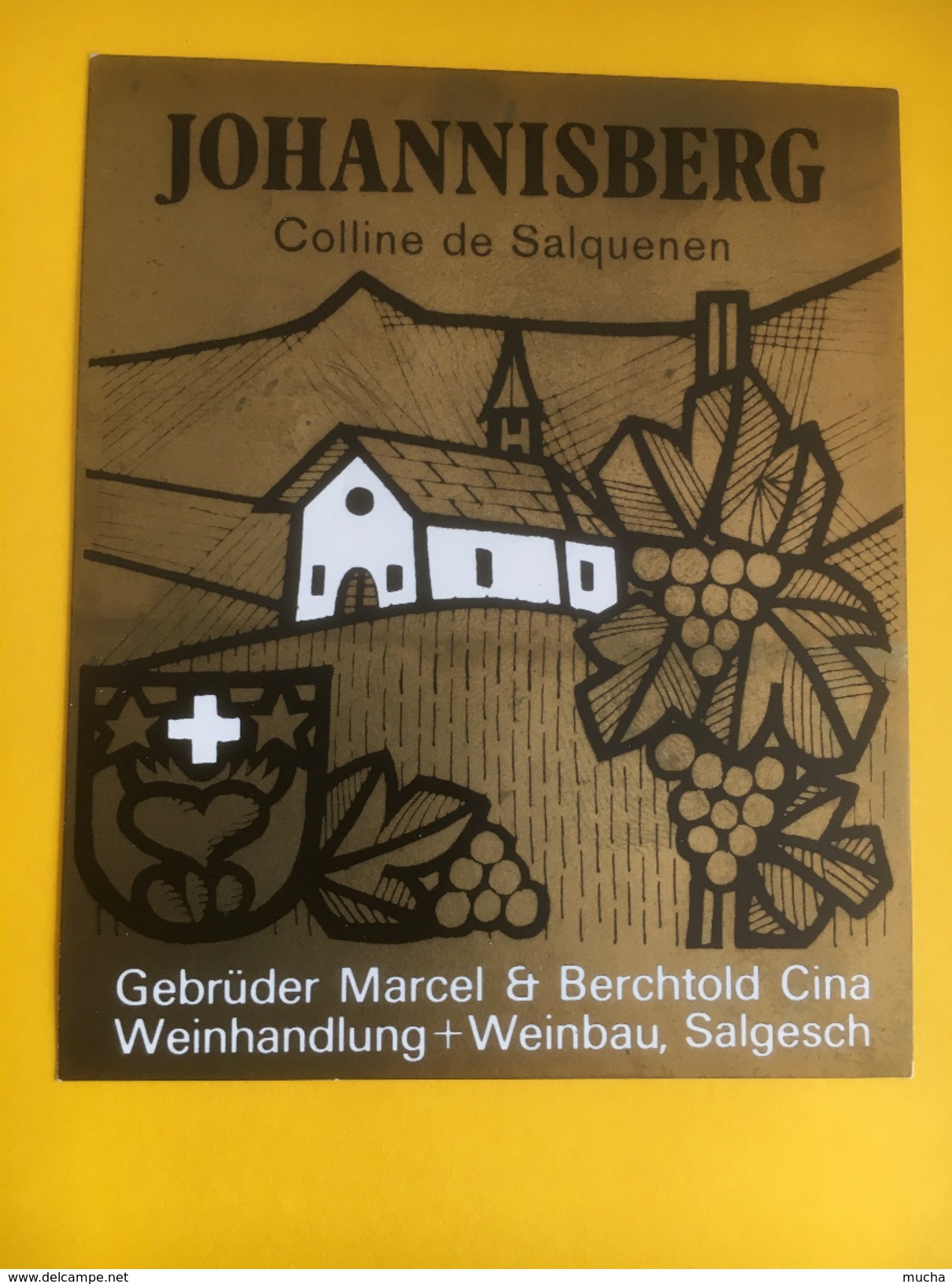 2252 - Suisse Valais Johannisberg Colline De Salquenen - Autres & Non Classés