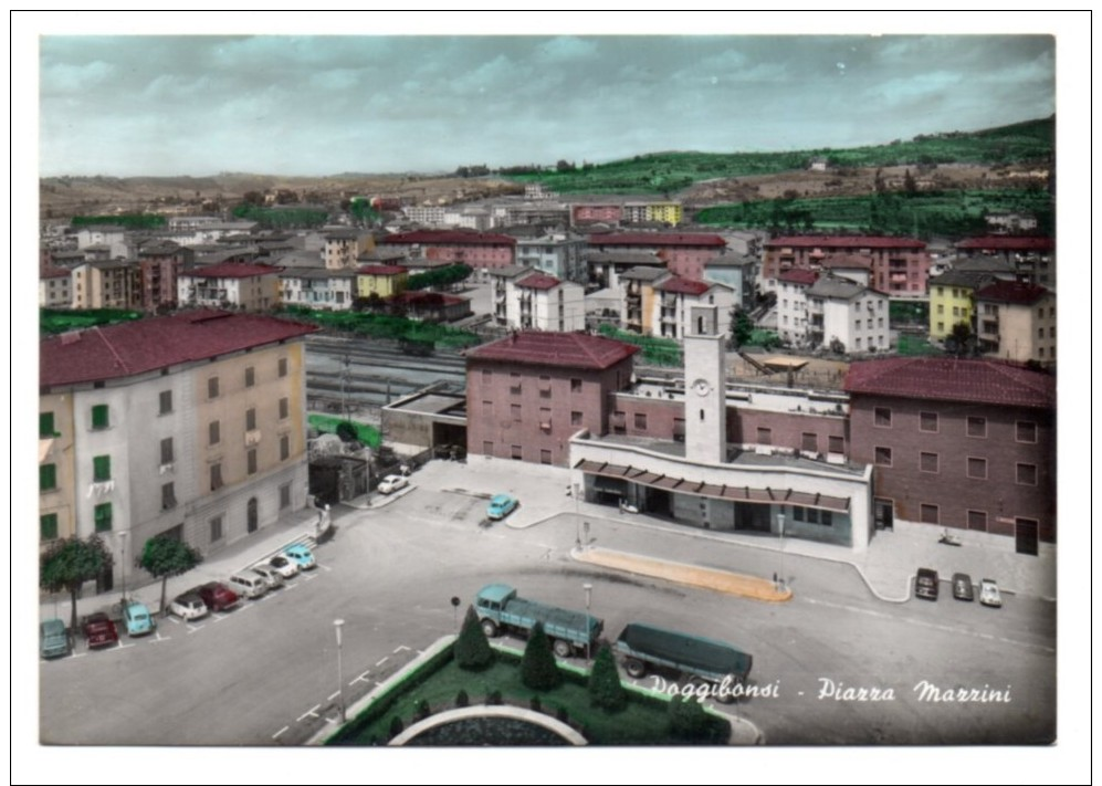 POGGIBONSI  PIAZZA MAZZINI  1967 - Siena