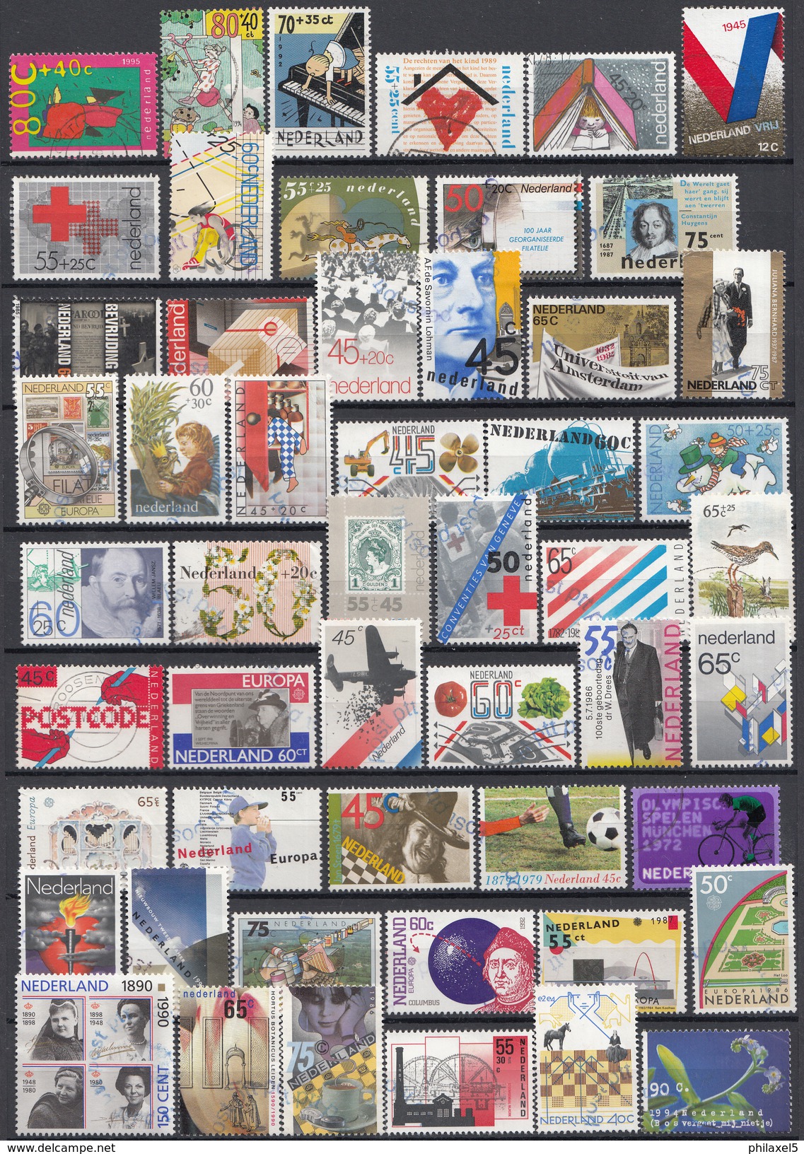 Nederland  - Selectie Zegels - Gebruikt-gebraucht-used - Afgeweekt - HV3 - Vrac (max 999 Timbres)