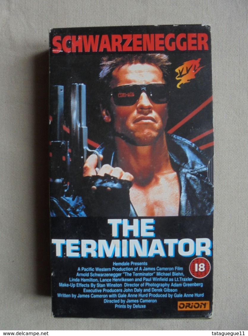 Vintage - Cassette VHS - THE TERMINATOR - Schwarzenegger - - Sciences-Fictions Et Fantaisie