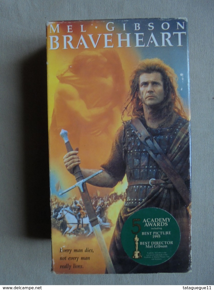 Vintage - Coffret 2 Cassettes VHS - BRAVEHEART Mel GIBSON - - Acción, Aventura