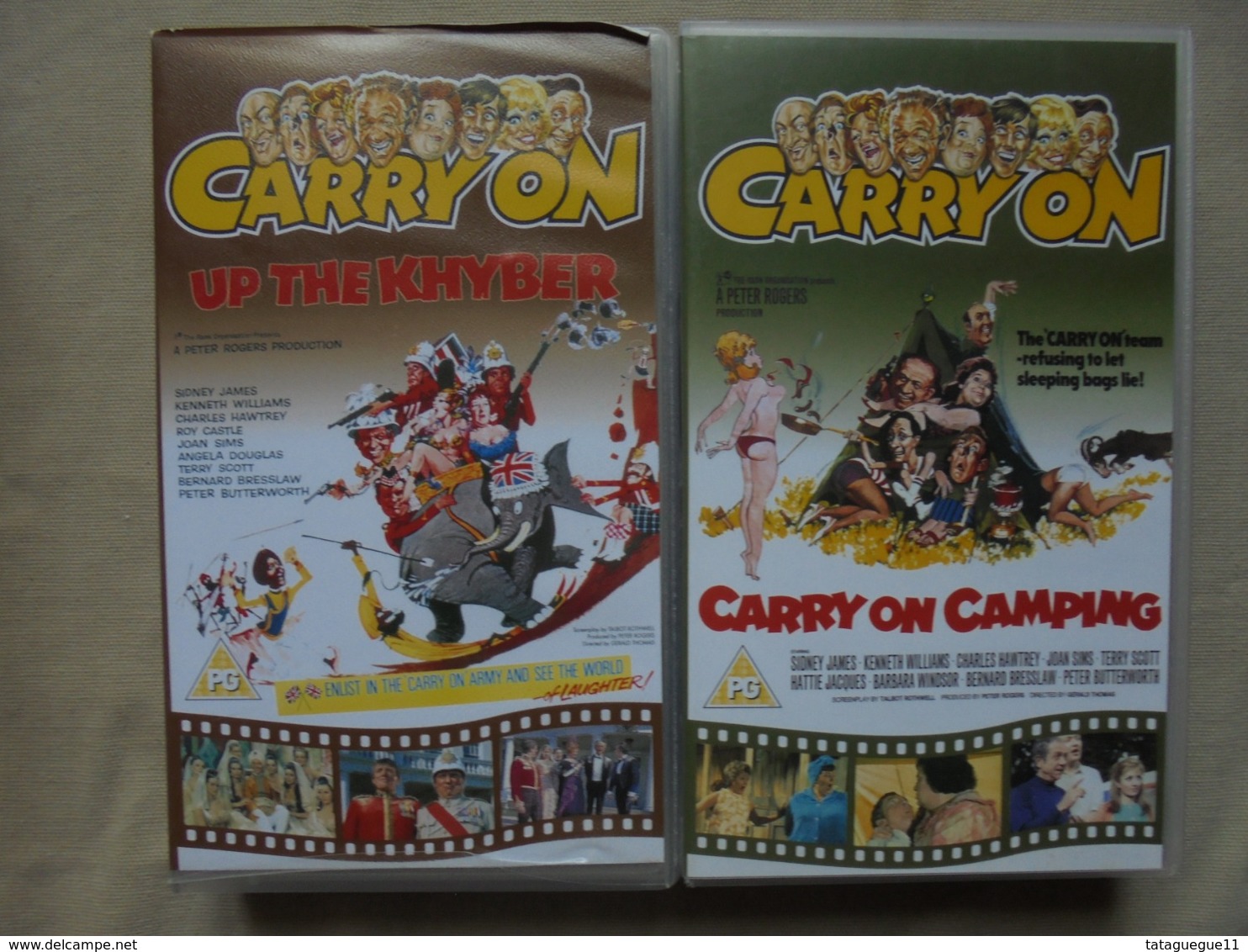 Vintage - Coffret MARK & SPENCER 2 Cassettes - "Carry On" - VO Anglais - Enfants & Famille