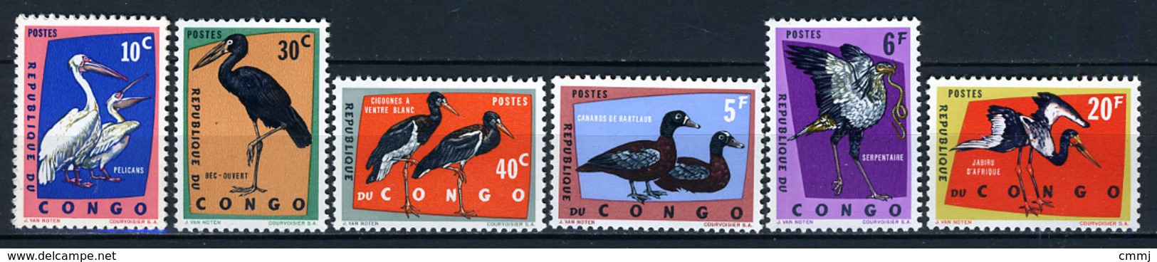 1963 - CONGO  KINSHASA -  Mi. 138/143 - NH - (AB 2185A - 10) - Nuovi