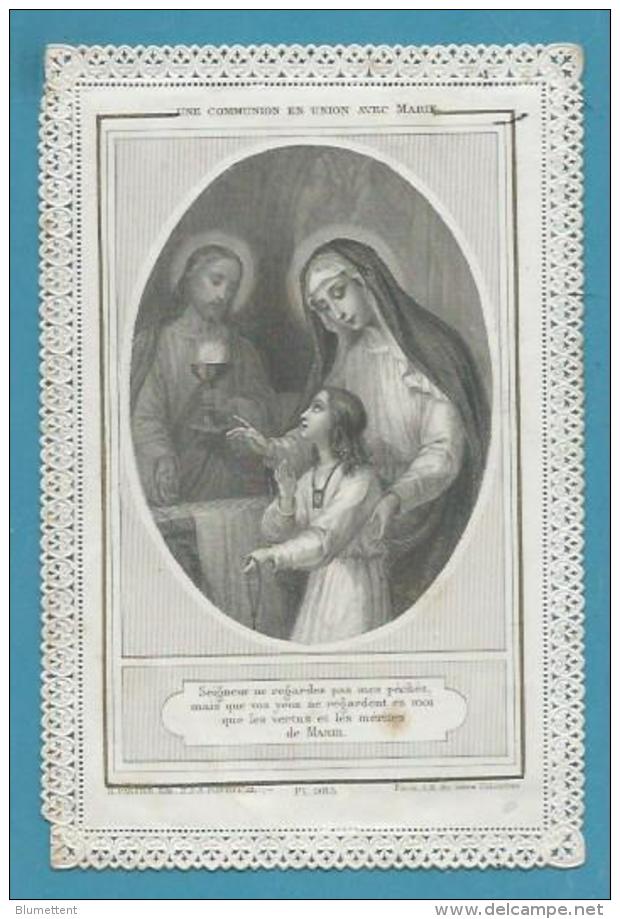 Image Pieuse Religieuse Canivet Dentelle 8 X 12.5 - Editeur PANNIER Pl. 985 - Andachtsbilder