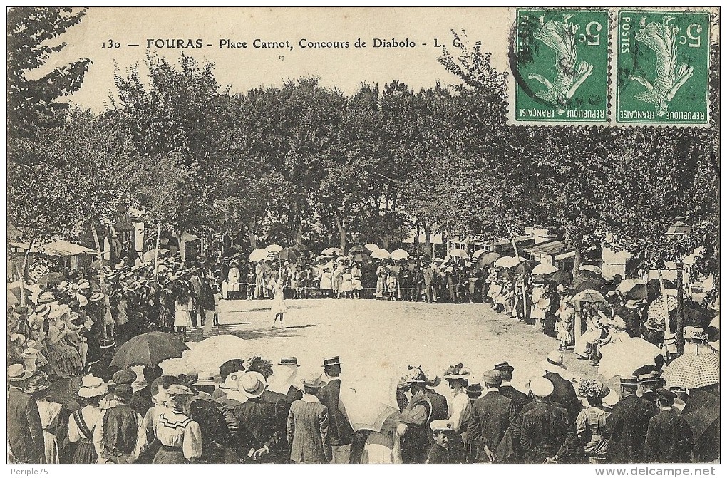 FOURAS.  Place Carnot.  Concours De Diabolo. - Fouras-les-Bains