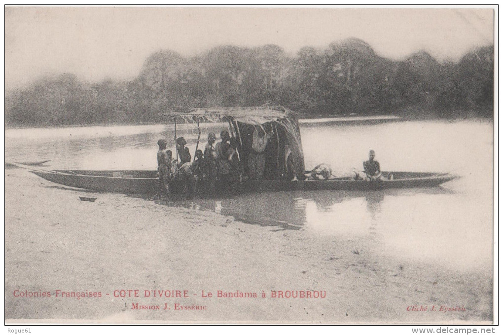 CÔTE-d´ IVOIRE - ( Afrique ) - Le Bandama A BROUBROU - Côte-d'Ivoire