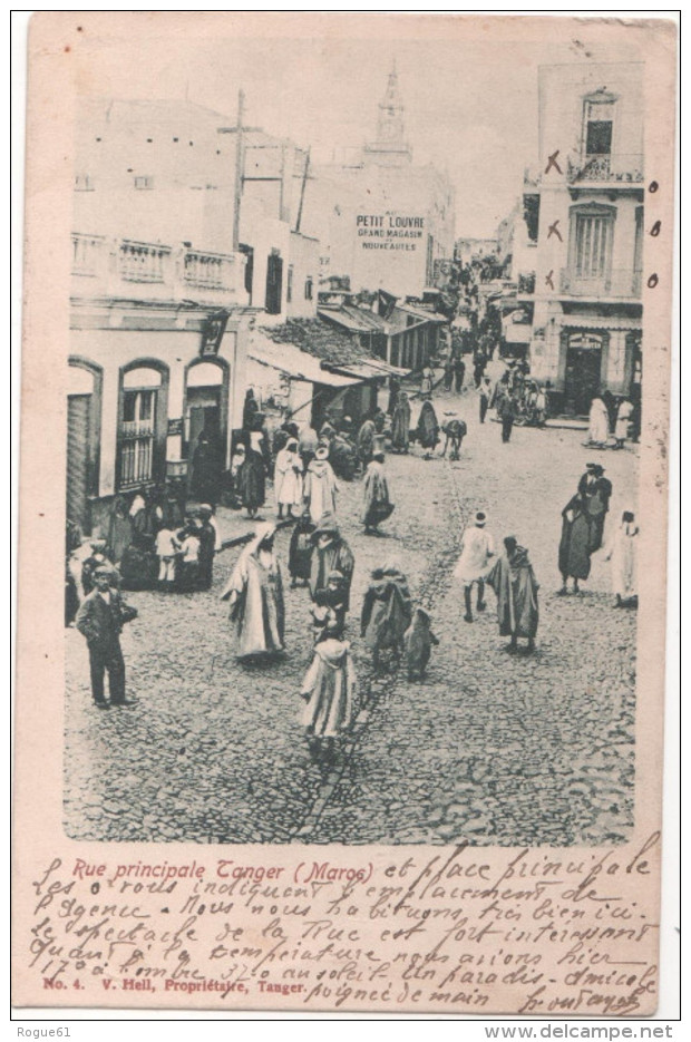 TANGIERS  - ( Afrique- Maroc    ) - Rue Principale - Tanger