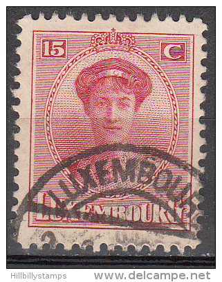 Luxembourg   Scott No. 125   Used    Year  1921 - Oblitérés