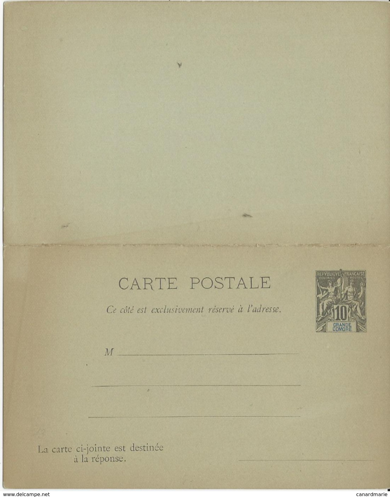2 ENTIERS POSTAUX NEUFS A 10 CT AVEC REPONSE PAYEE - Covers & Documents