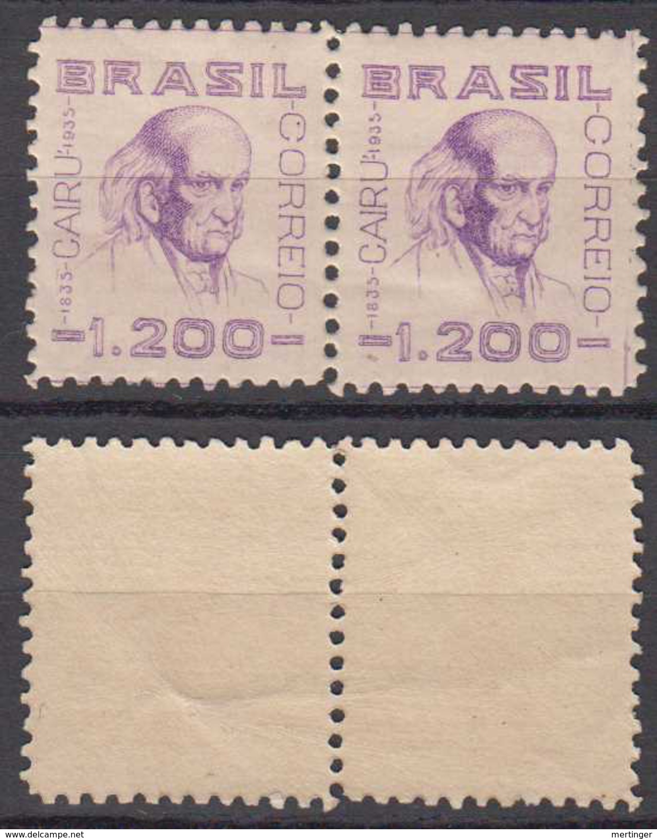 Brazil Brasil Mi# 442 ** MNH Pair Cairu 1936 - Unused Stamps